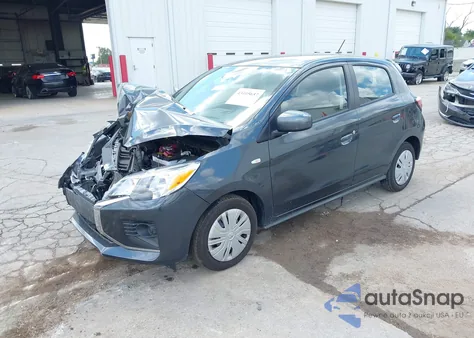 2024 Mitsubishi Mirage Es/Le z USA, uszkodzony, nr VIN ML32AUHJ1RH024691